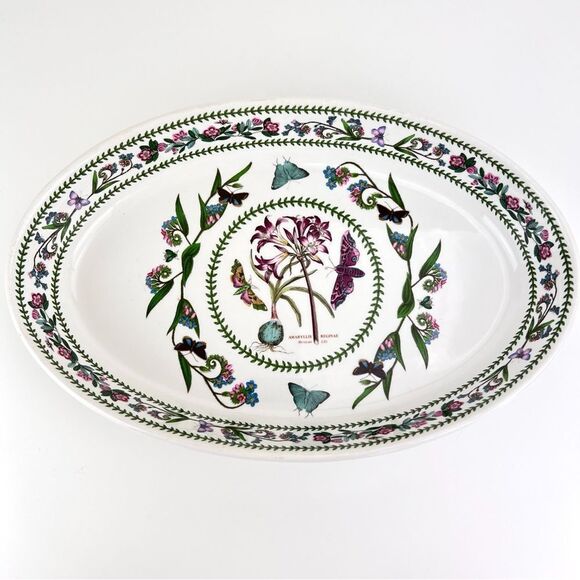 Portmeirion Casserole Susan Williams Ellis 14" Baker Mexican Lily Butterflies - Picture 1 of 11